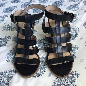 American Eagle 8 1/2 Strappy Sandal with Heel
